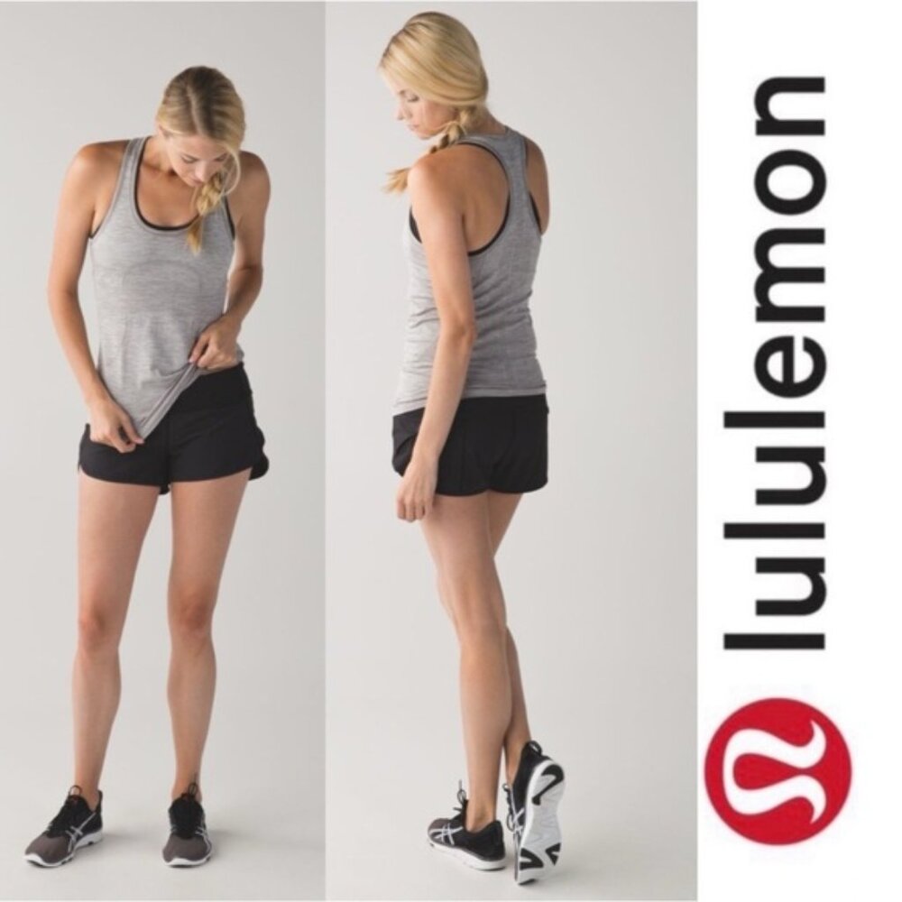 Lululemon | Black Speed Short *4-way Stretch | Size 8